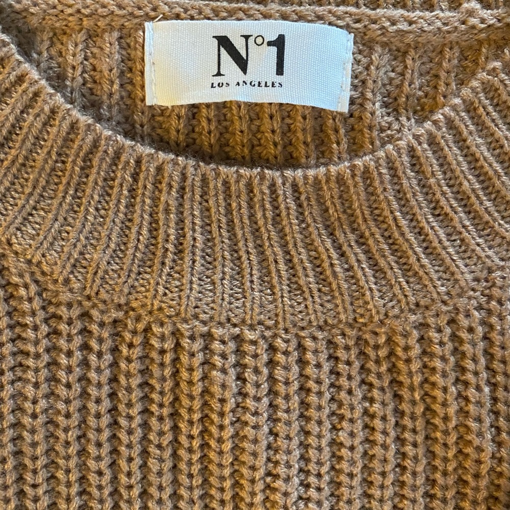 Fringe Fur Tan Crop Sweater and Matching Skirt 🤩 - Picture 4 of 7
